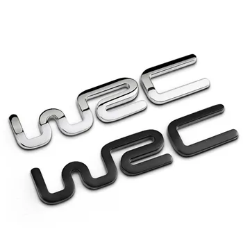 1Pcs WRC Nálepky Znak Najlepšie Electroplate Kovové Odznak Na karosériu Veka batožinového priestoru Auto Nálepky, Nálepky Znak