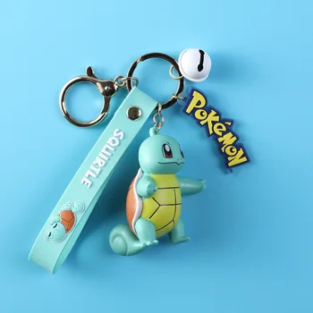 Skutočné Pokemon Akcie Obrázok Pikachu Keychain Pokémon Keychain Squirtle Psyduck Keychain Model Auta Keychain