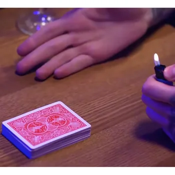 Boom Palube Kúzla Podpísané hraciu Kartu, Nachádzajúce sa z Poker Palube zblízka Ulici elementary meditation Magie Ilúzie Predpoveď Trik