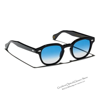 Johnny Depp pôvodné lemtosh retro slnečné okuliare mužov a žien acetát oválne slnečné okuliare 2020 nové módne slnečné okuliare s zafarbené šošovky