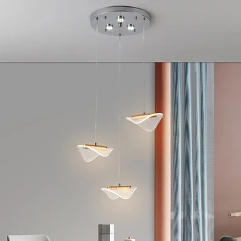 Nordic Minimalistický LED Prívesok Svetlá pre Obývacia Izba Reštaurácia Spálňa Prívesok Svietidlá Interiérové Dekorácie Osvetlenie