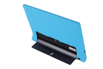 Mäkký Silikónový obal pre Lenovo Yoga Karta 3 10.1 X50L X50F X50M YT3-X50L Anti Mäkké Silikónové Zadný Kryt Prelomiť Ochranný plášť+dotykové pero
