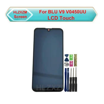 Pre BLU V9 V0450UU LCD Displej S Dotykovým displejom Digitalizátorom. Montáž Nahradenie Nástroje+3M Samolepka