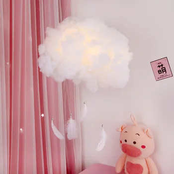 LED Nočné Svetlo HOBBY Ručné Roztomilý Bavlna Cloud Tvar Stene Visí na Čítanie Vnútorné Osvetlenie Darček k Narodeninám Domov Spálňa Decor Dropship