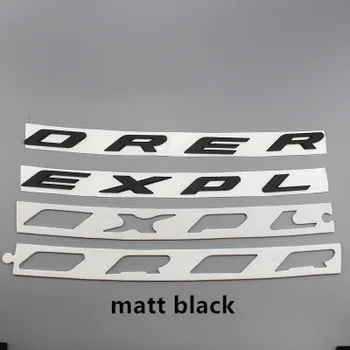 5X 3D EXPLORER Pevné Listy Kapota Znak Chrome Logo Odznak Nálepky Na rok 2011 2012 2013 2016 Ford Explorer Šport