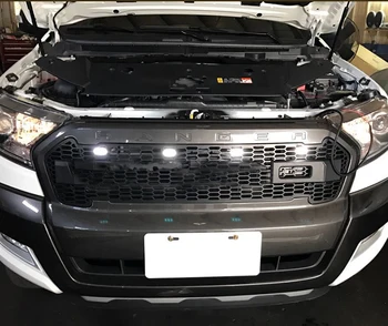 Pre Ford Ranger T7 Wildtrak-2018 PX2 MK2 XL XL+ XLS XLT Obmedzené Upravené Oka Mriežky Chladiča S Písmenom Mriežka Lampa