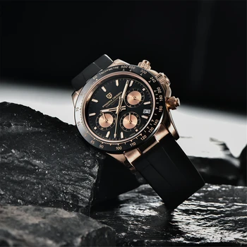 2020 Nové PAGANI Dizajn Mužov Quartz Hodinky Japonsko VK63 Hodiny Automatický Dátum Mužov Luxusné náramkové hodinky Chronograf Reloj Hombre reloj