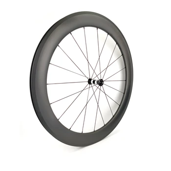 Vysoko kvalitné 700 C 60 mm hĺbka uhlíka kolesá 25 mm šírka clincher/Rúrkové cestnej bike carbon dvojkolesia UD Matný povrch doprava zadarmo