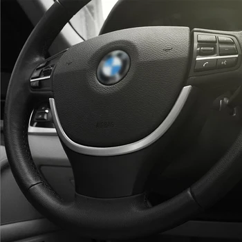 Chrome ABS volante Vozidla dekorácie krúžok Nálepky, Nálepky Auto styling Flitrami pre BMW lístka 5/7 Série GT F10 F01 F07 Príslušenstvo