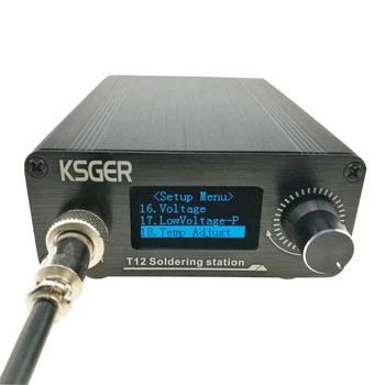 KSGER 3ks V2.1S T12 Elektrické Spájkovacie Stanice Digitálny Regulátor Teploty Elektrická Spájkovačka Tipy T12-K + 907 Rukoväť