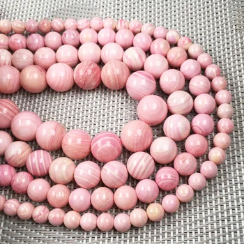 2020 Voľné Perly Prírodné Ružové šupke Perličiek Okrúhly Tvar, aby bol pre Šperky DIY Náramok, Náhrdelník 6 8 10 12 Mm
