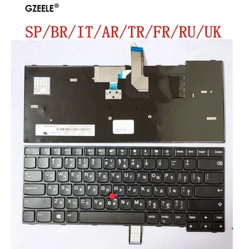 US/SP/BR/SA/AR/TR/FR/RU/UK Novej spoločnosti Lenovo E470 E470C E475 FRU 01AX040 Notebook QWERTY španielsky