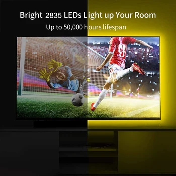 LED Svetelný Pás 5M RGB SMD2835 Pružný pás s nástrojmi Vodotesný LED Pásky DC12V Diaľkové Ovládanie LED Pás Svetla Izba pre RGB Led Pásy