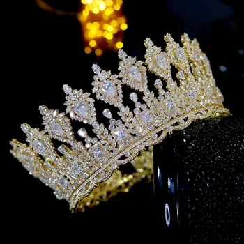 ASNORA luxusné svadobné vlasové doplnky dámske svadobné tiaras a sk fáza ocenenia Kolo kráľovná koruny retro pánske koruny A00901