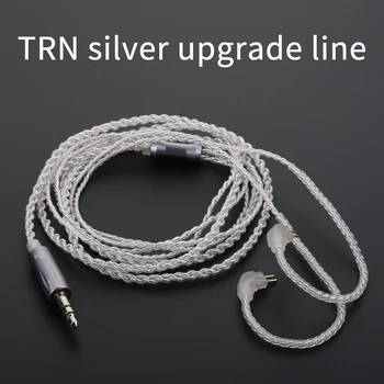 TRN 2,5 mm konektor Náhradný Kábel 2Pin 0,75 MM Inovované Pozlátené Striebro Použiť Pre TRN V10 V20 KZ ZS6/ZST ŽSR ZS10 TFZ RT-1 Univerzálny