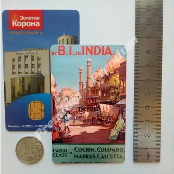 India suvenír magnet vintage poster