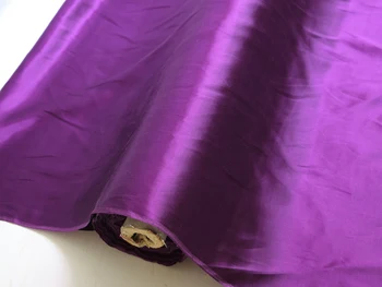100 cm*133cm Fialová Mäkký Prírodný Hodváb, Bavlna Charmeuse Tkaniny Materiál Pre Šaty posteľná bielizeň Pyžamo obliečok