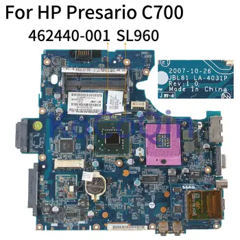 KoCoQin Notebook základná doska Pre HP Presario C700 G7000 G7001 Doske 462440-001 JBL81 LA-4031P SL960 DDR2