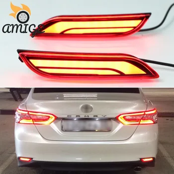 Auto LED Reflektor Nárazníka Lampa zadné svetlá Pre Toyota Camry SE XV70 2018 2019 Zálohy svetiel Brzdové Svetlo Zadné Svetlá