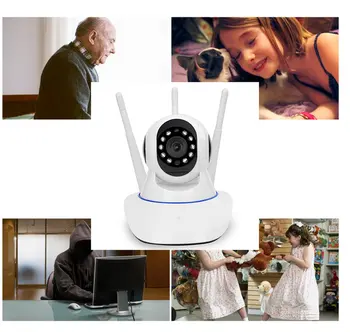 1080P 720P IP Kamera, Bezdrôtové Domáce Bezpečnostné Kamery Surveillance Camera Wifi Nočné Videnie CCTV Kamera 2mp Baby Monitor 3.6 mm 3MP