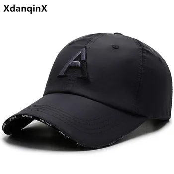 XdanqinX nové módne športové spp list výšivky šiltovku pre mužov, ženy, nastaviteľná veľkosť bežné mužov značky čiapky žien klobúk