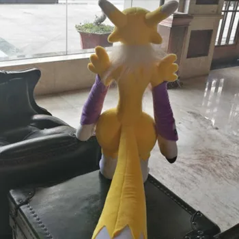 Obrovské 55 cm Obrie Ručný Digitálny Monster Digimon Tamers Renamon Mäkké Plyšové Bábiky Hračky 20