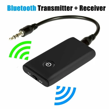 2 V 1 Draadloze Bluetooth 5.0 Zender Ontvanger Chargable Voor Tv Pc a Auto Reproduktorov 3,5 Mm Aux Hifi Muziek Audio adaptér